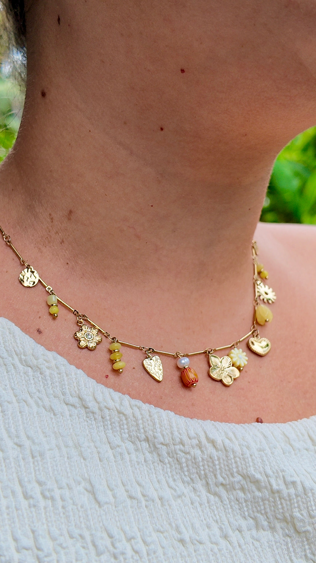 Collier Clara - pierres naturelles