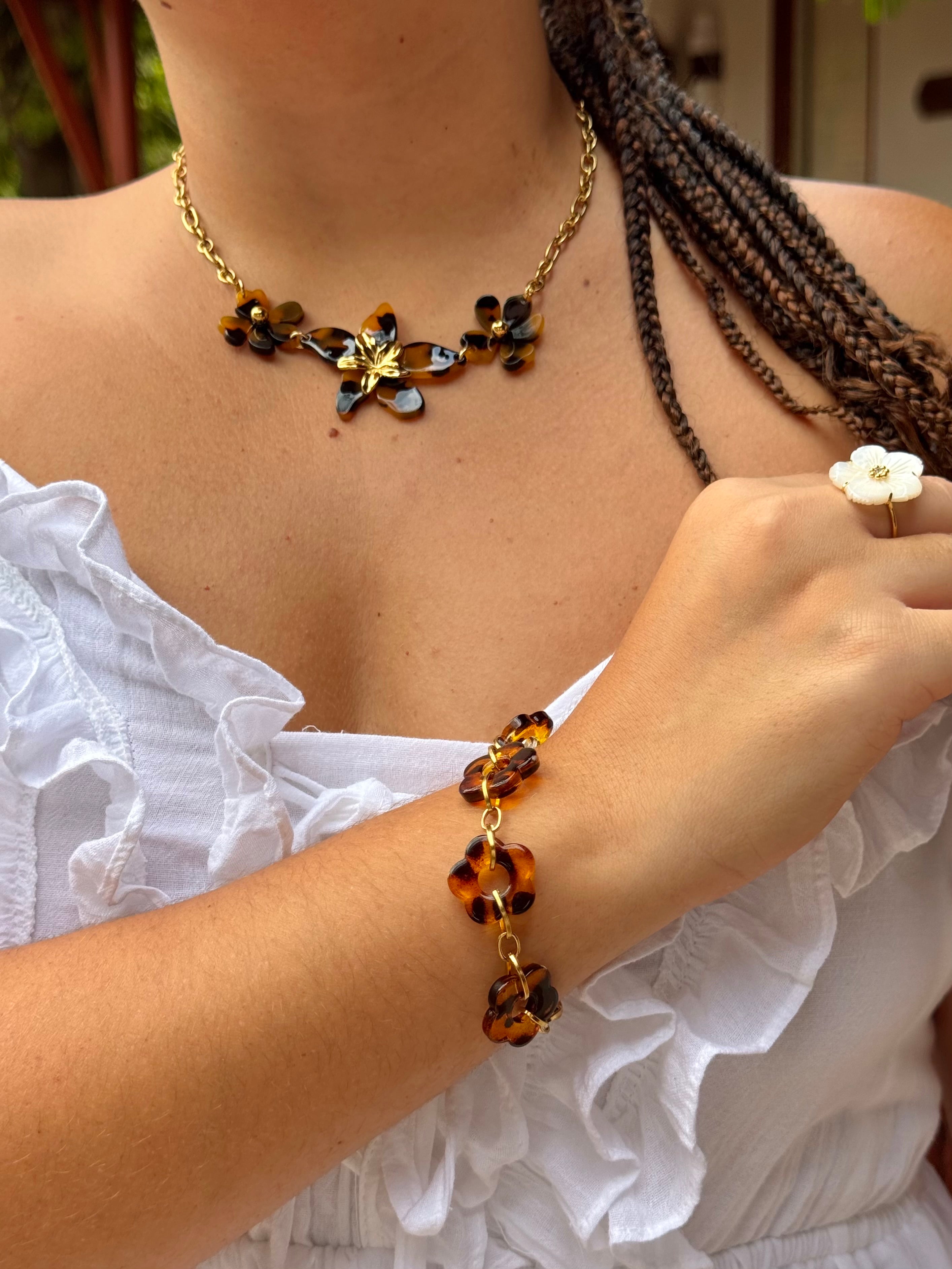 Bracelet Fleur d’Ambre