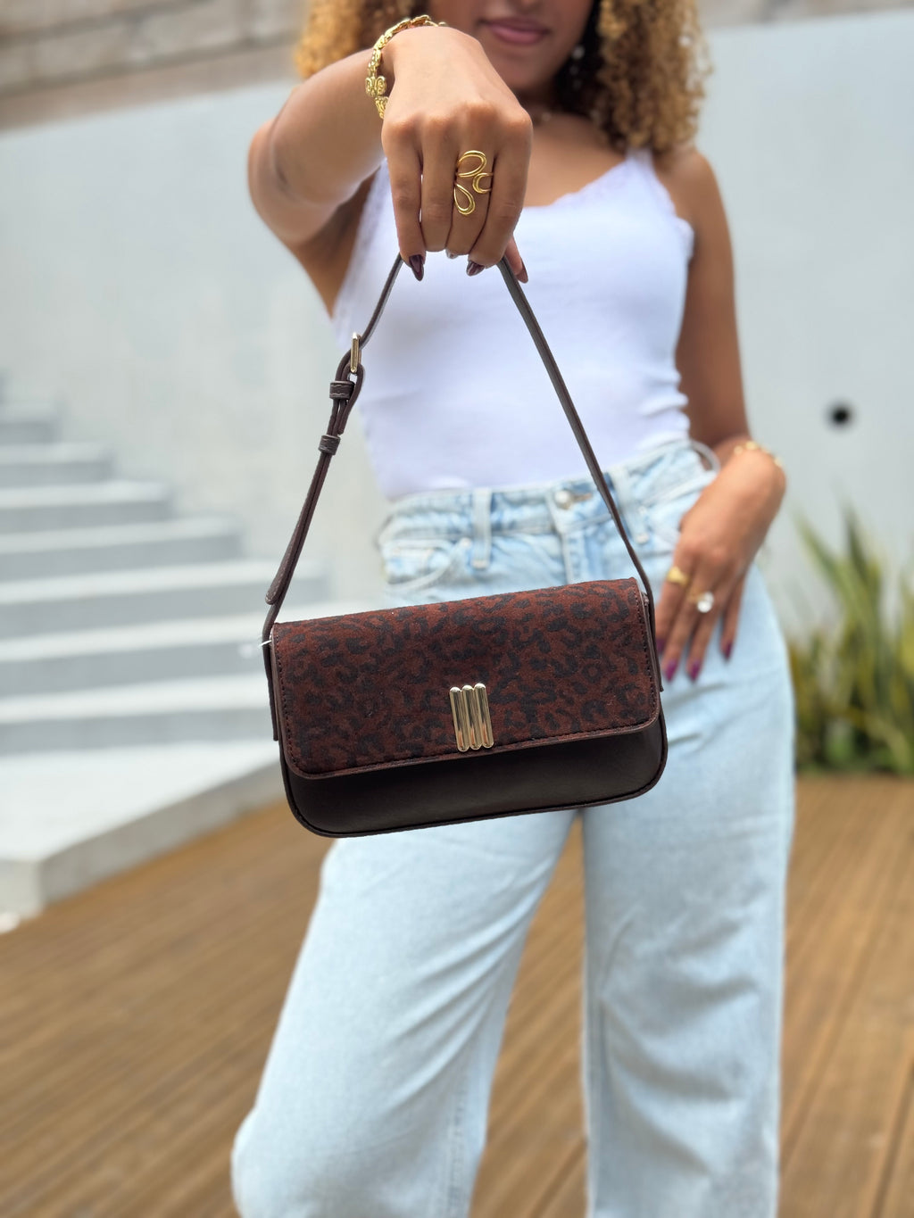 Sac Maïa - colori Bordeaux Léopard