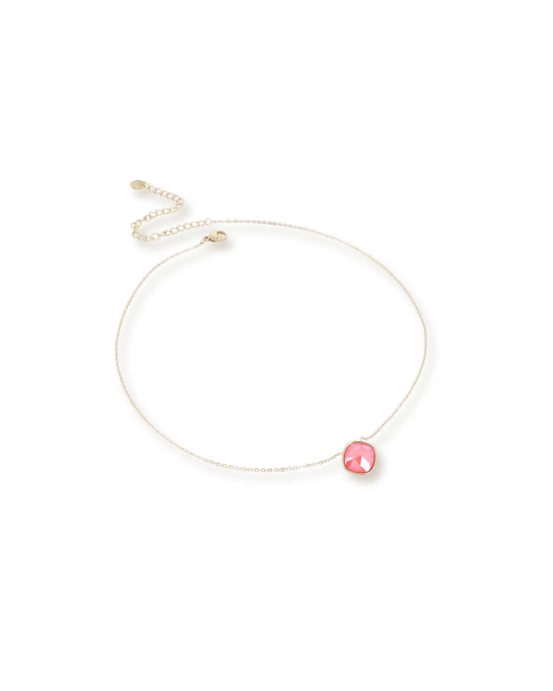 Collier Éclat - Corail - orné de cristaux de Swarovski®