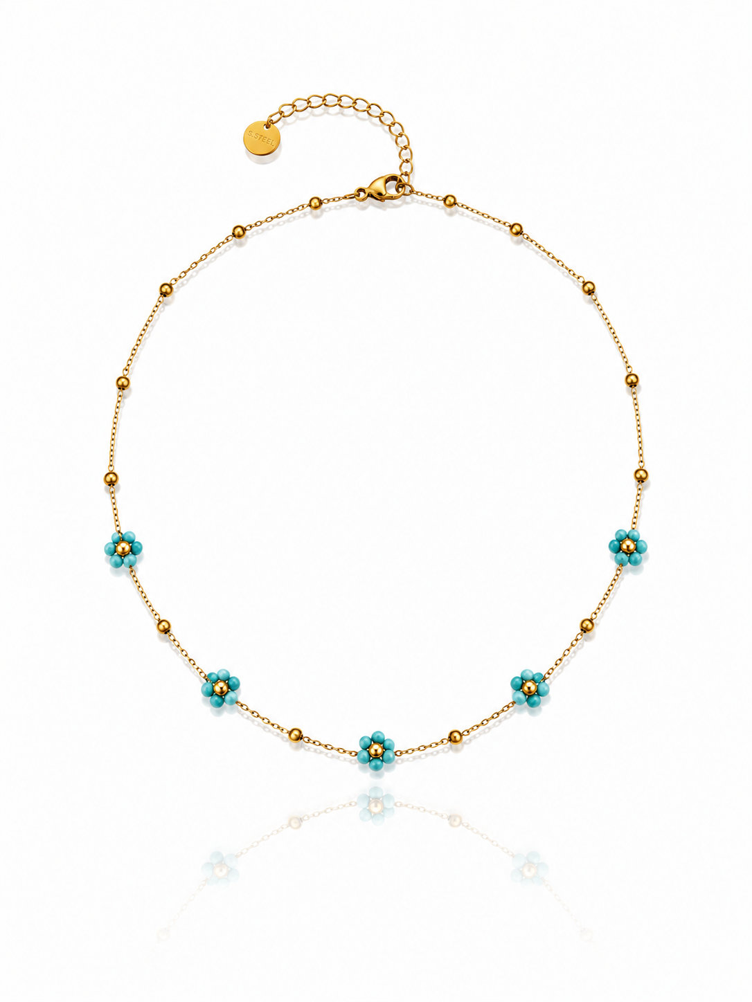 Collier Mini Marguerite - plusieurs coloris