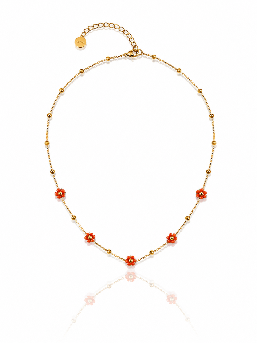 Collier Mini Marguerite - plusieurs coloris