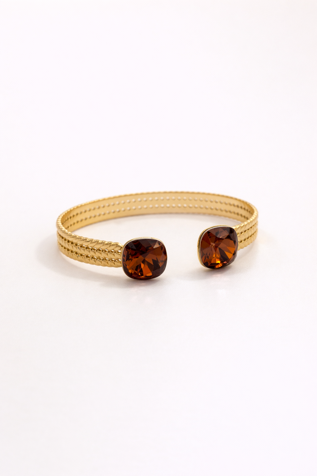 Jonc Éclat - Brownie - orné de cristaux de Swarovski®