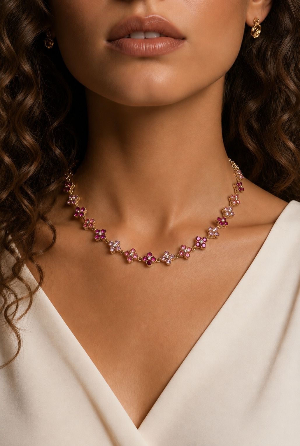 Collier Princesse - fushia