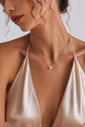 Collier Romy - doré - cristal 6mm