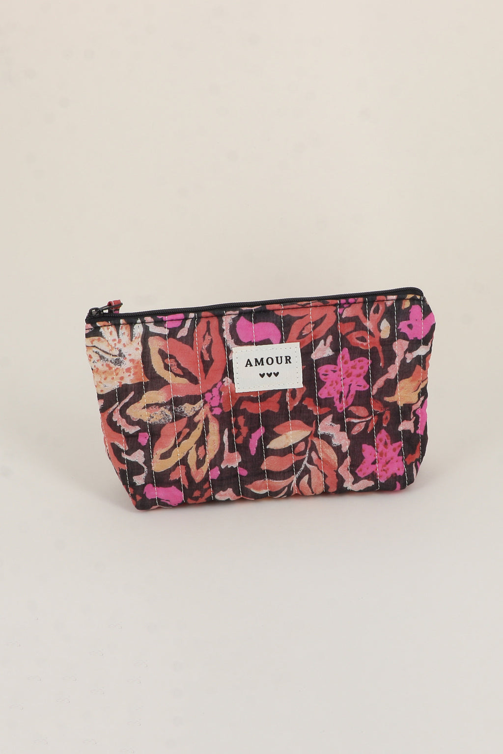 Trousse Fleur - noir