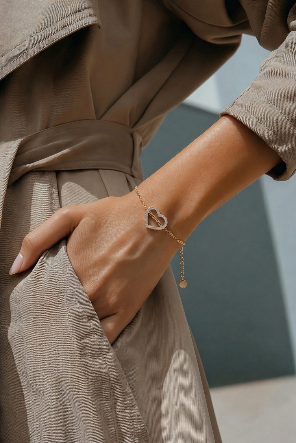 Bracelet Maman Cœur Éclat