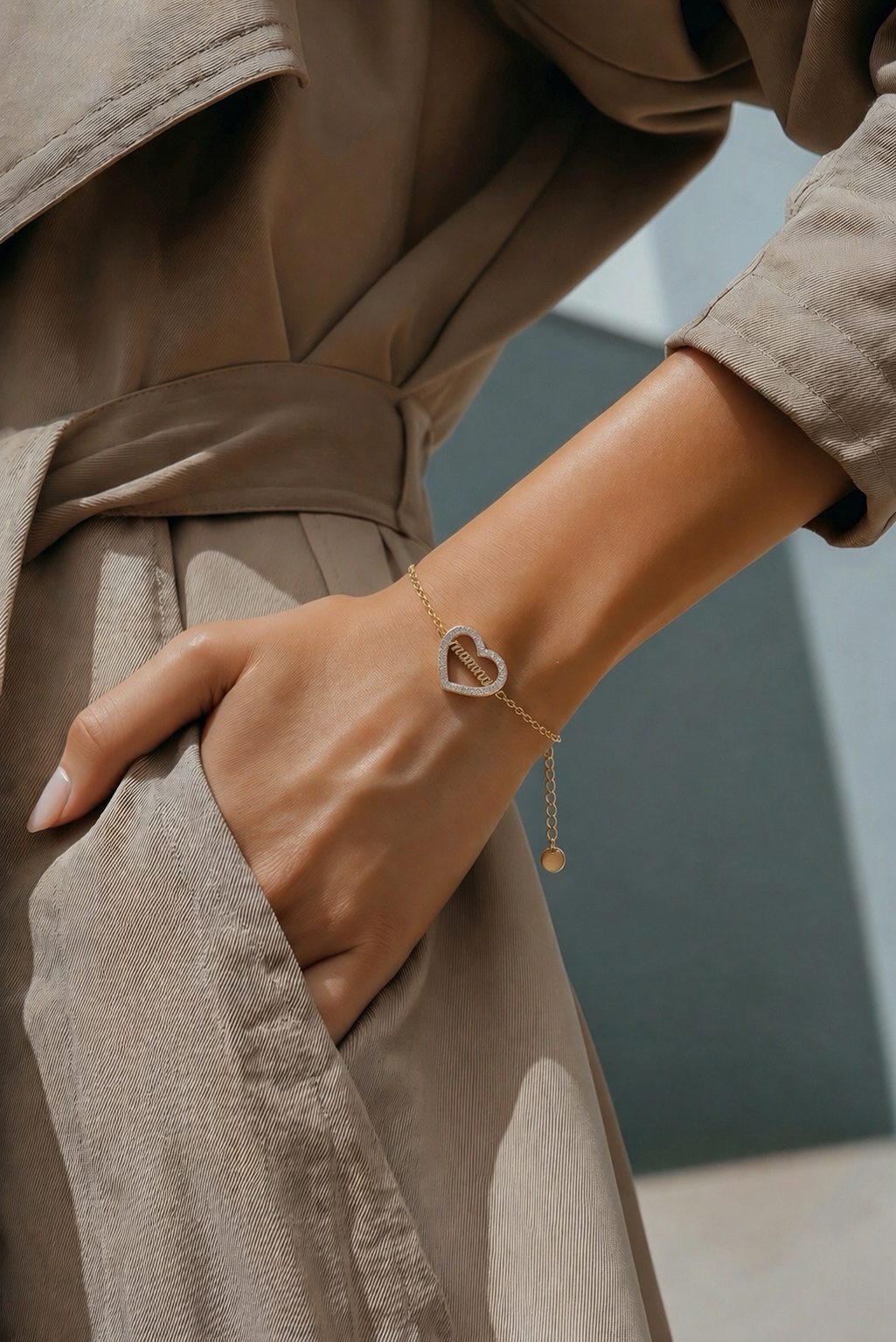 Bracelet Maman Cœur Éclat