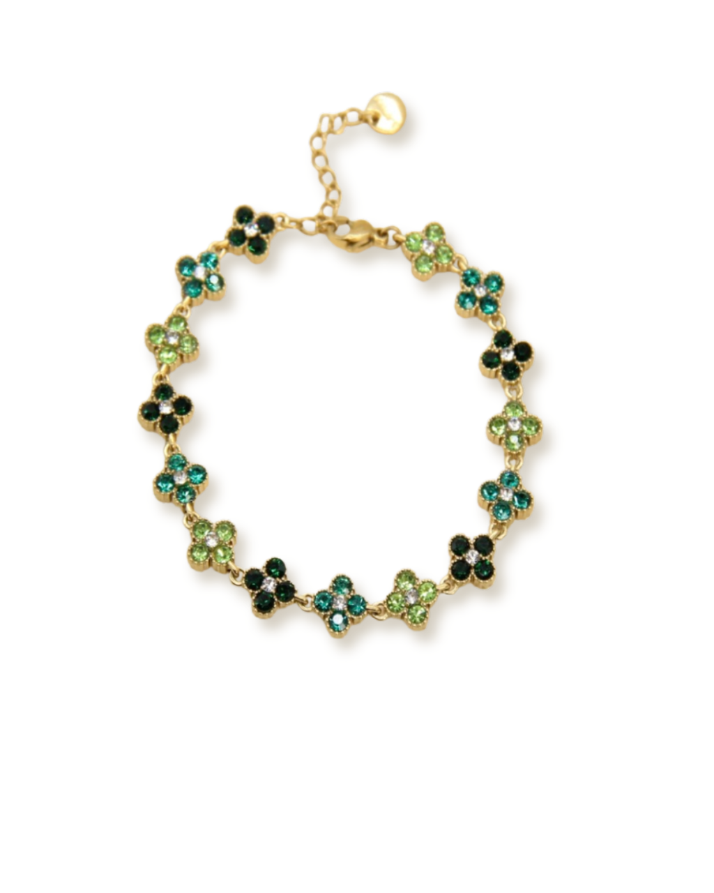 Bracelet Princesse - émeraude
