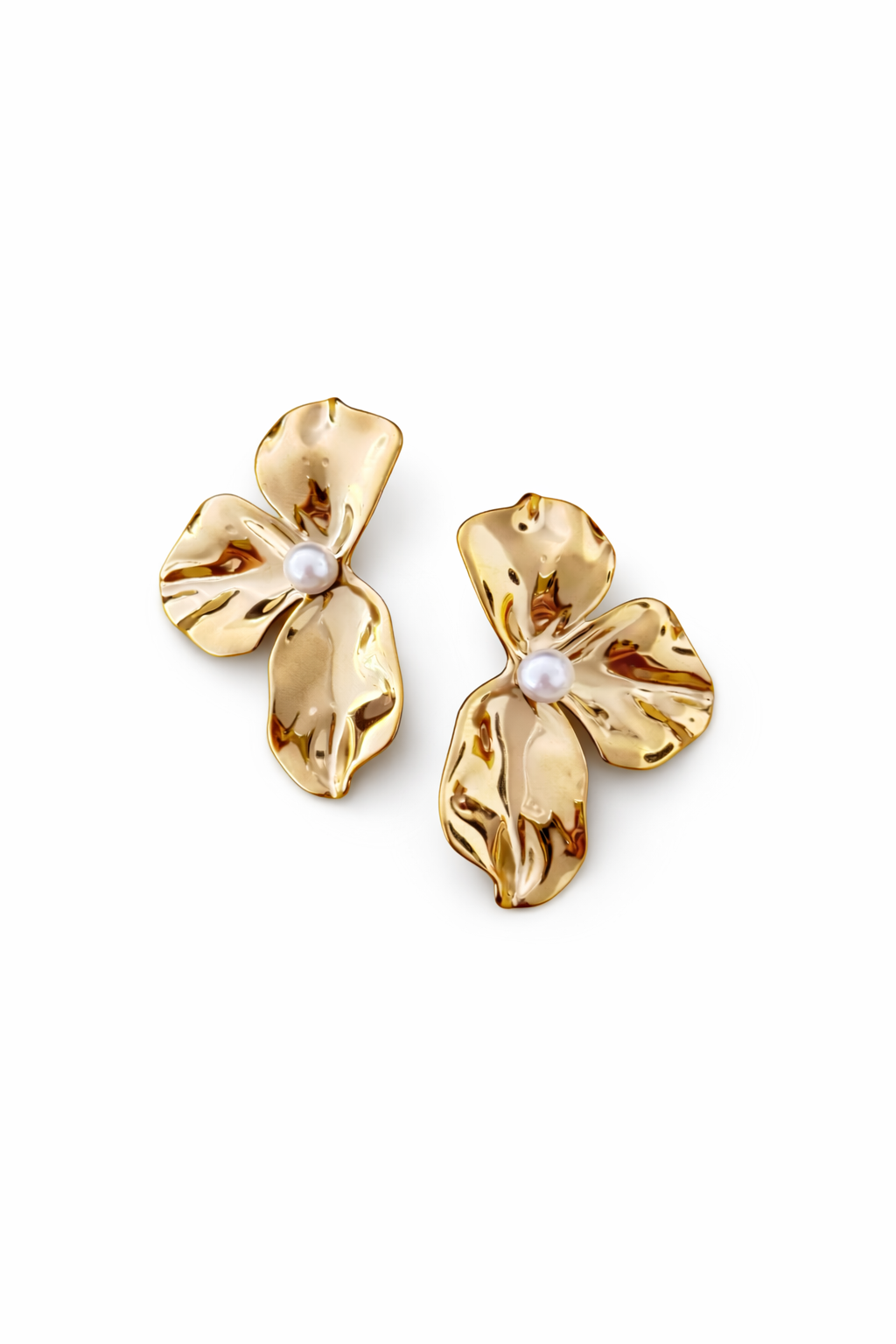 Boucles d’oreilles Lys Perlé