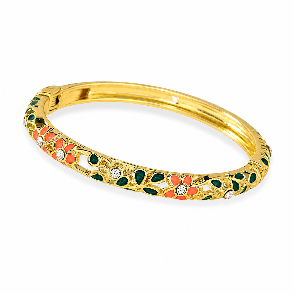 Jonc Kamala - vert et corail