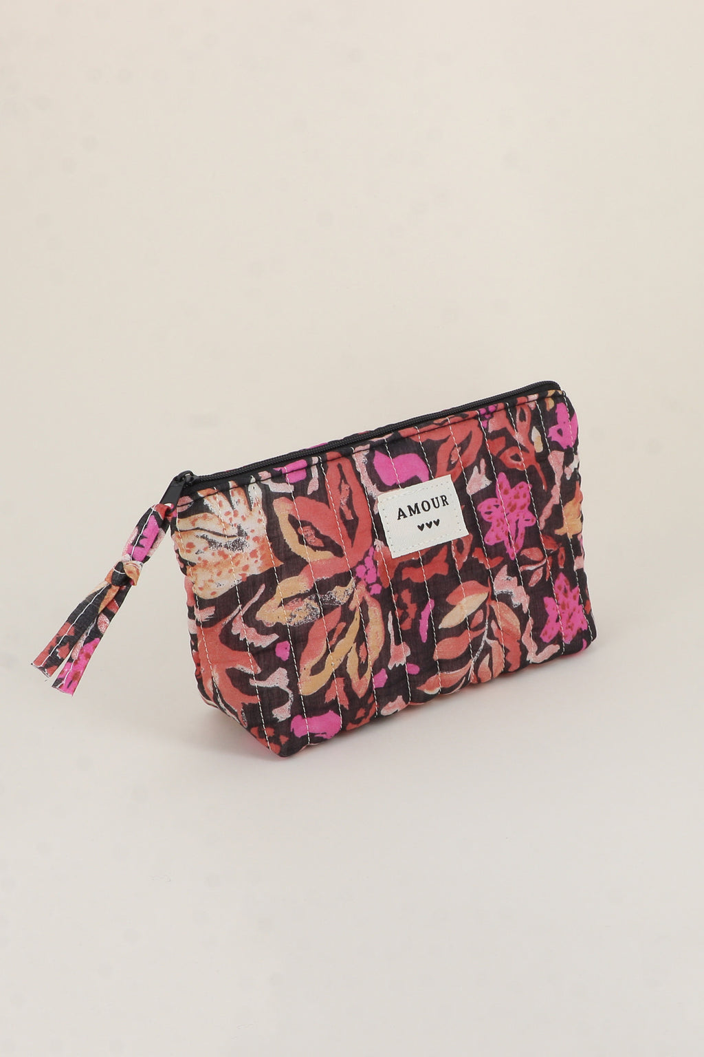 Trousse Fleur - noir