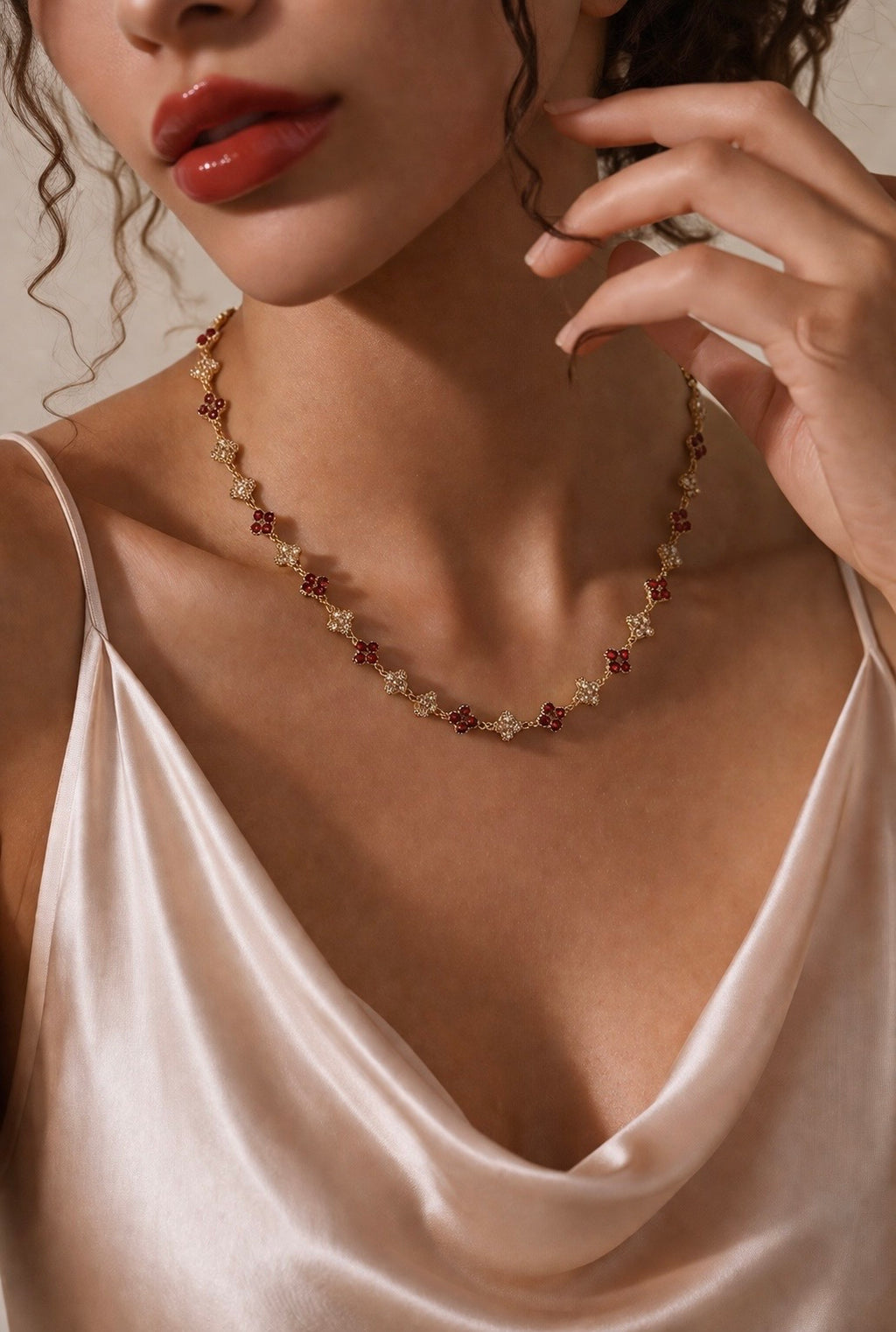 Collier Princesse - champagne