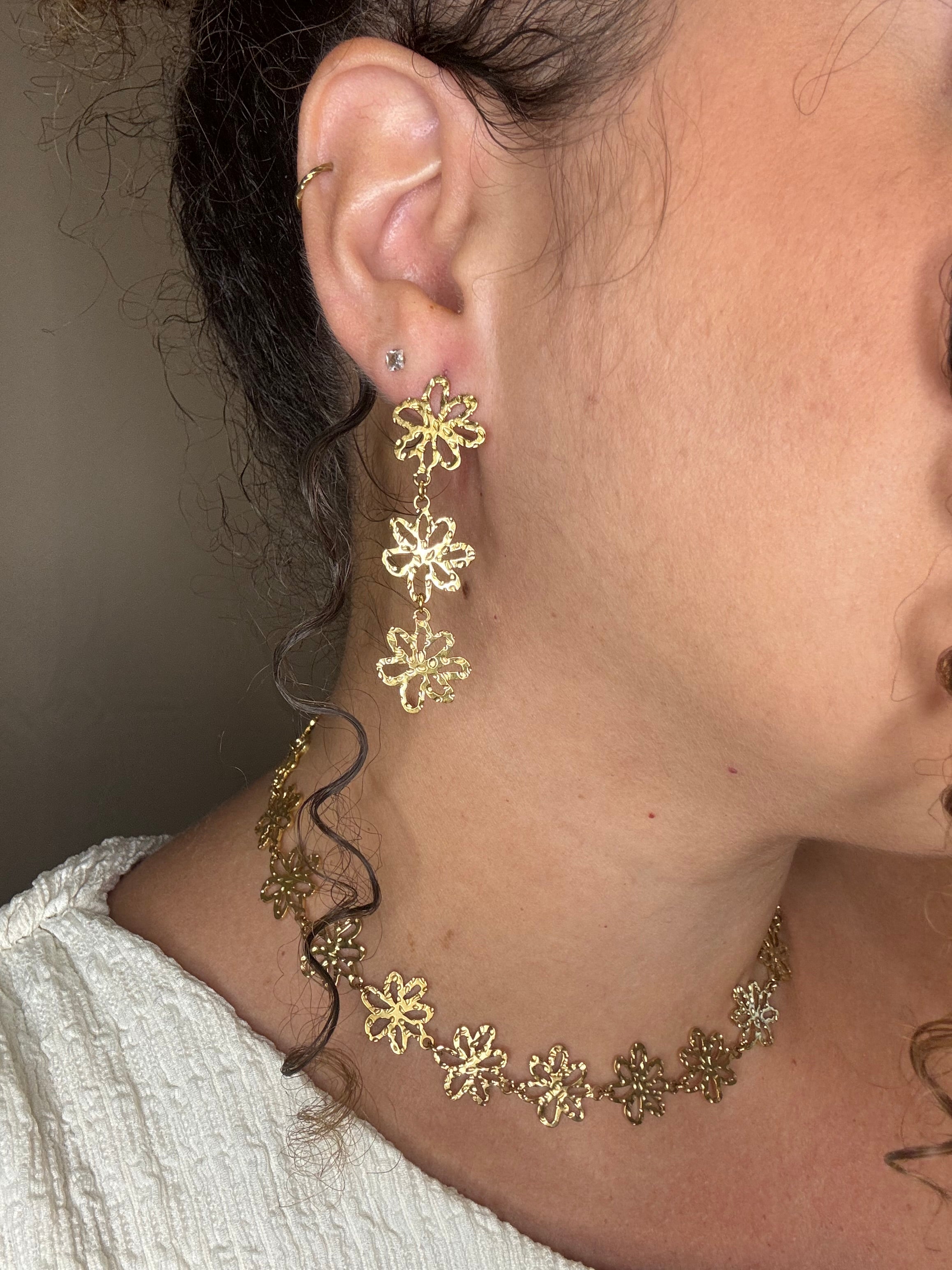 Boucles d’oreilles Dahlia