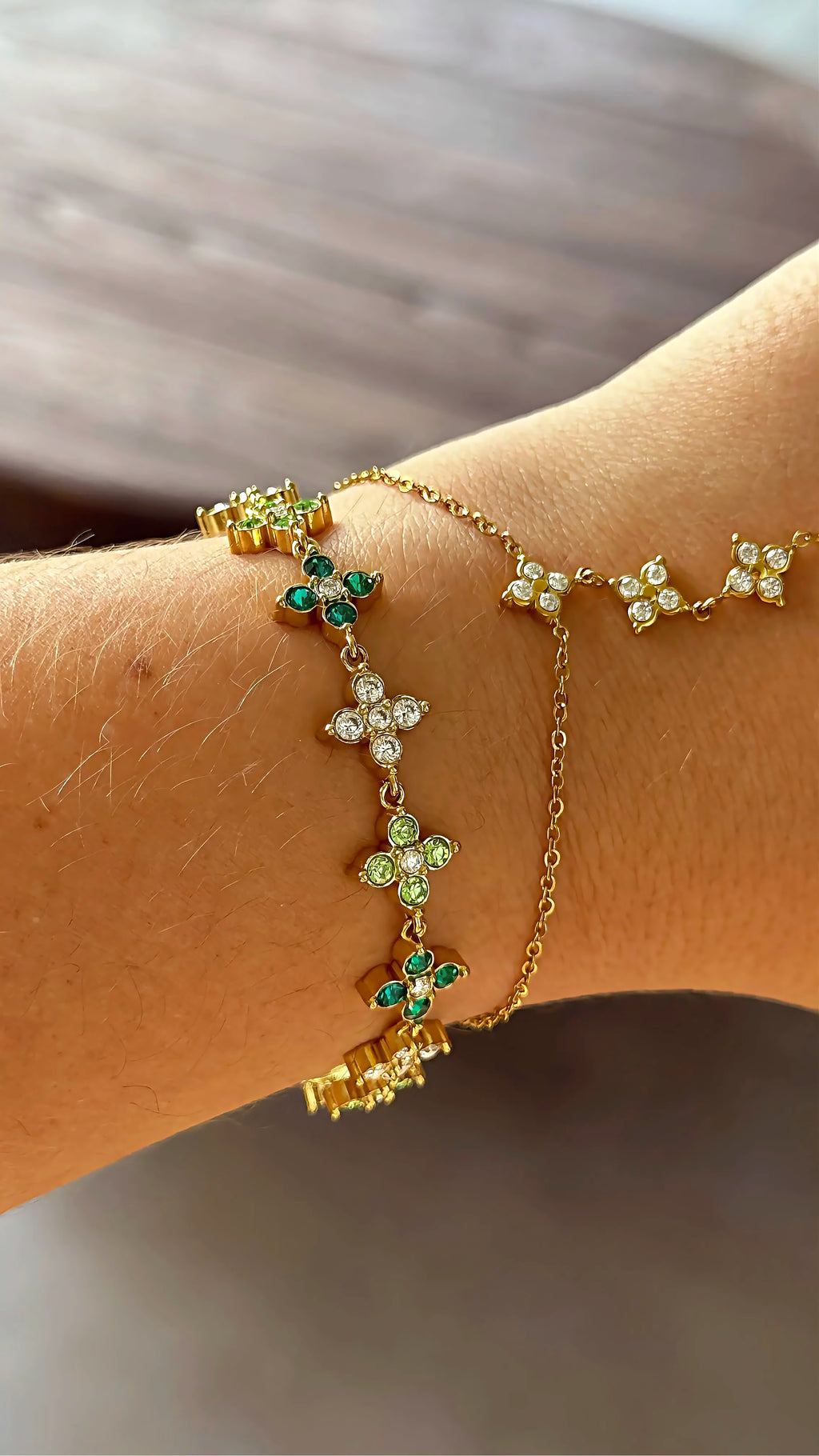 Bracelet Auréa - vert