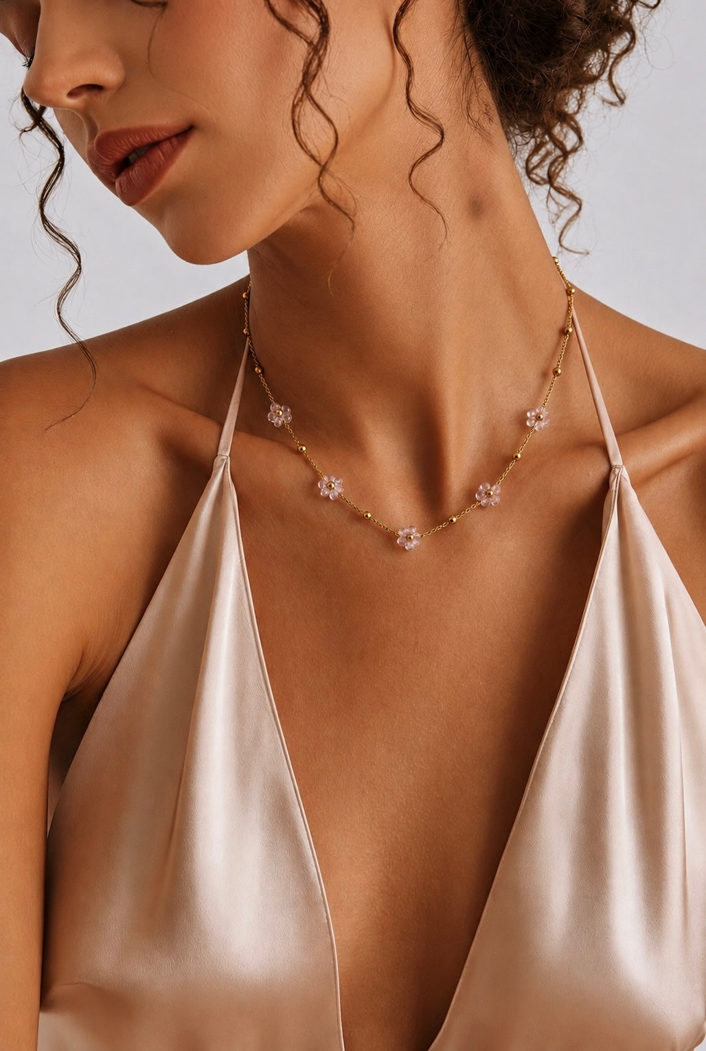 Collier Mini Marguerite - plusieurs coloris