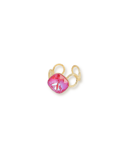 Bague Divina - Fuchsia - ornée de cristaux de Swarovski®
