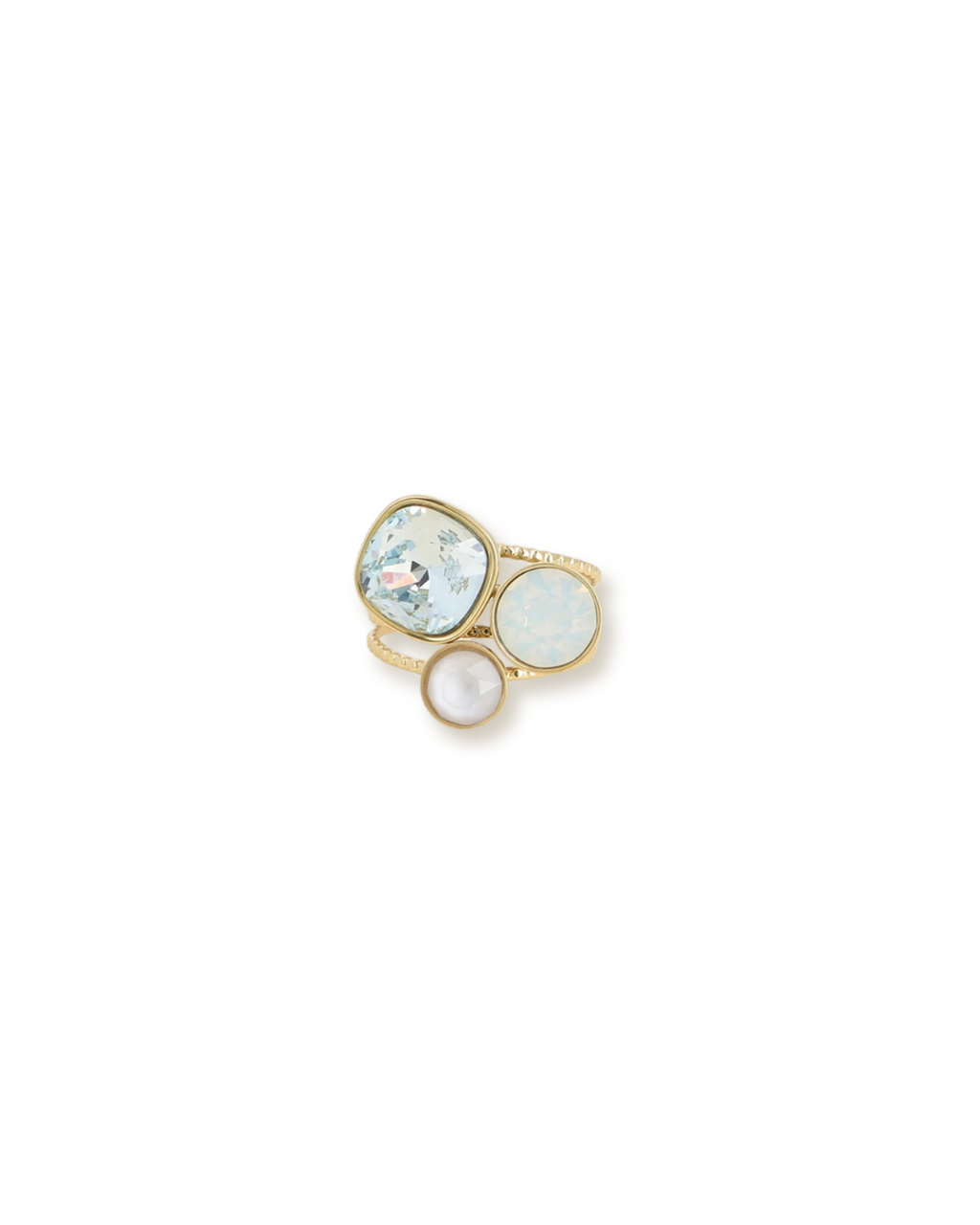 Bague Trilogy - Ciel - ornée de cristaux de Swarovski®