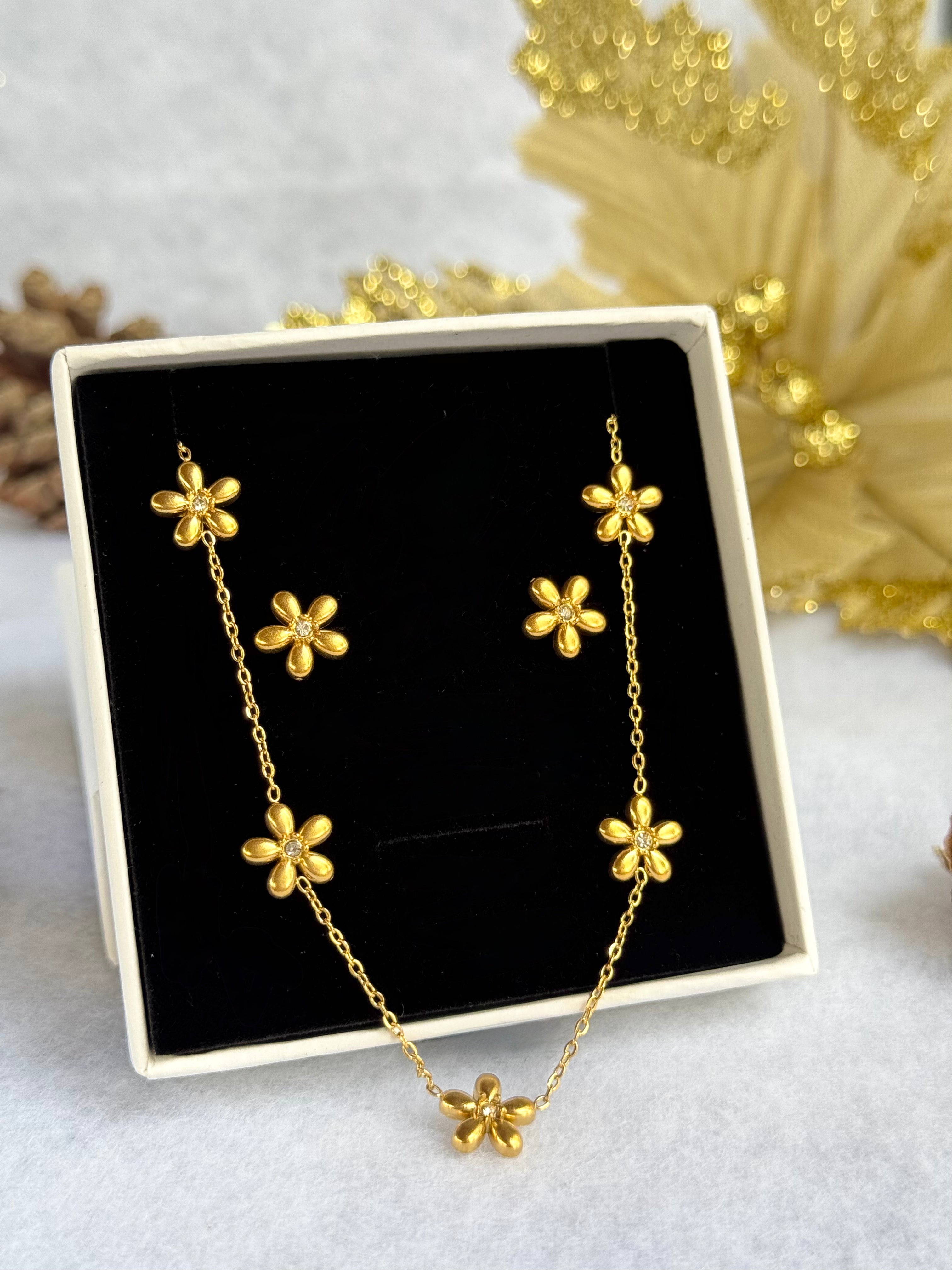 Parure Floréa Dorée