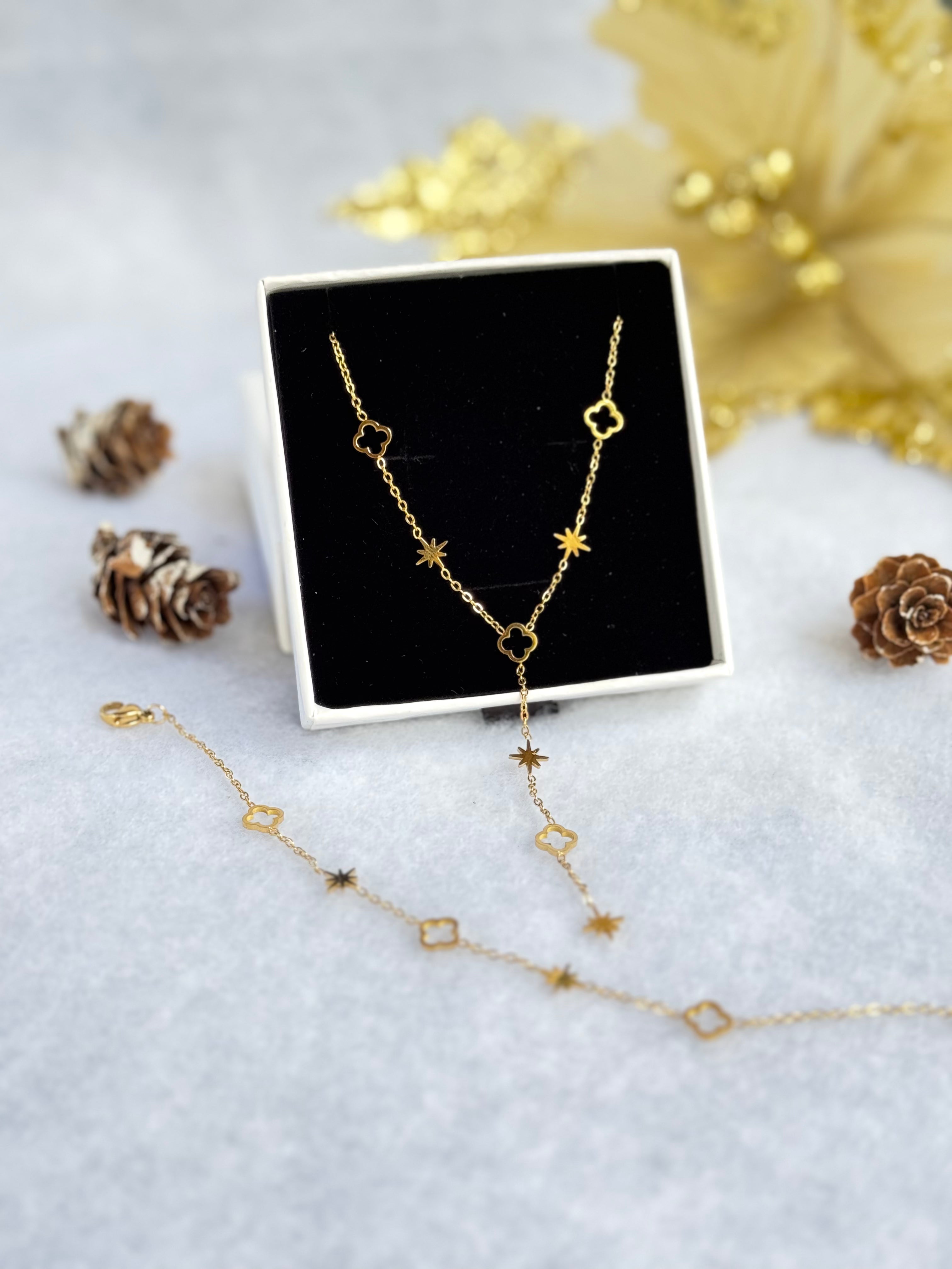 Parure Étoile Dorée