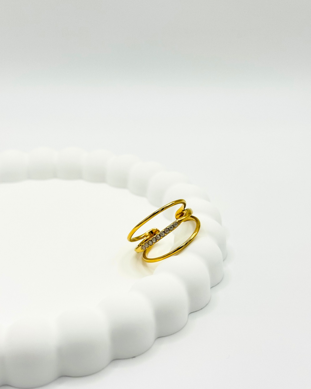 Bague Bianca - dorée