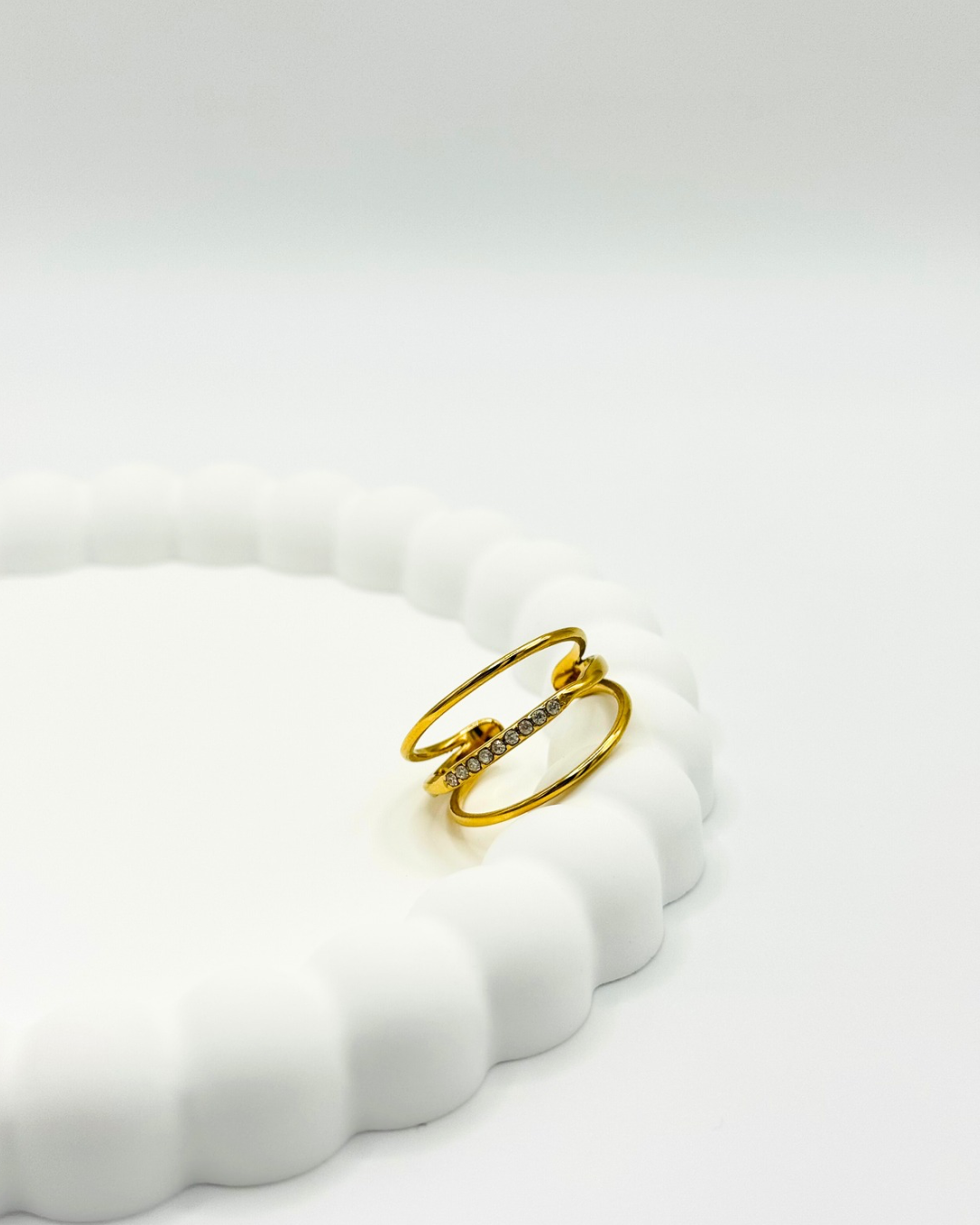 Bague Bianca - dorée