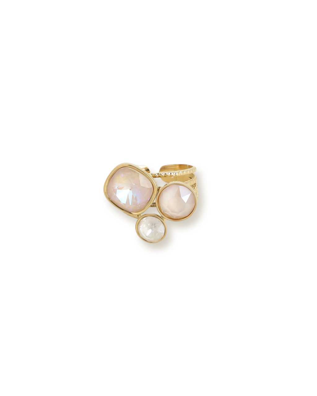 Bague Trilogy - Blush - ornée de cristaux de Swarovski®