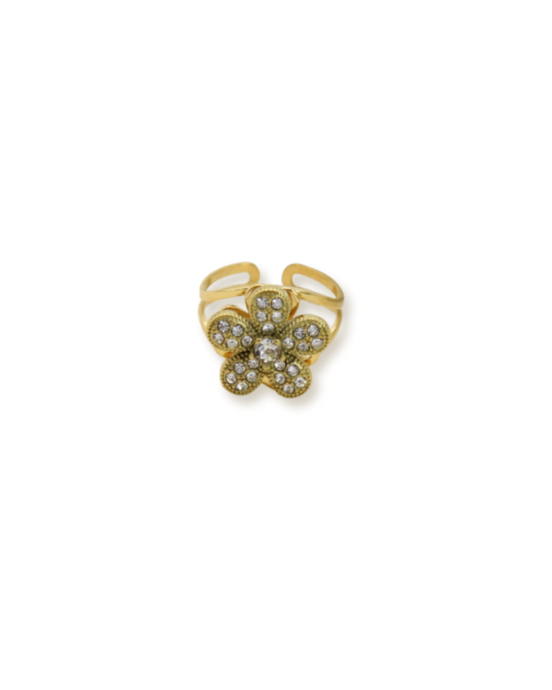 Bague anti stress Fleur