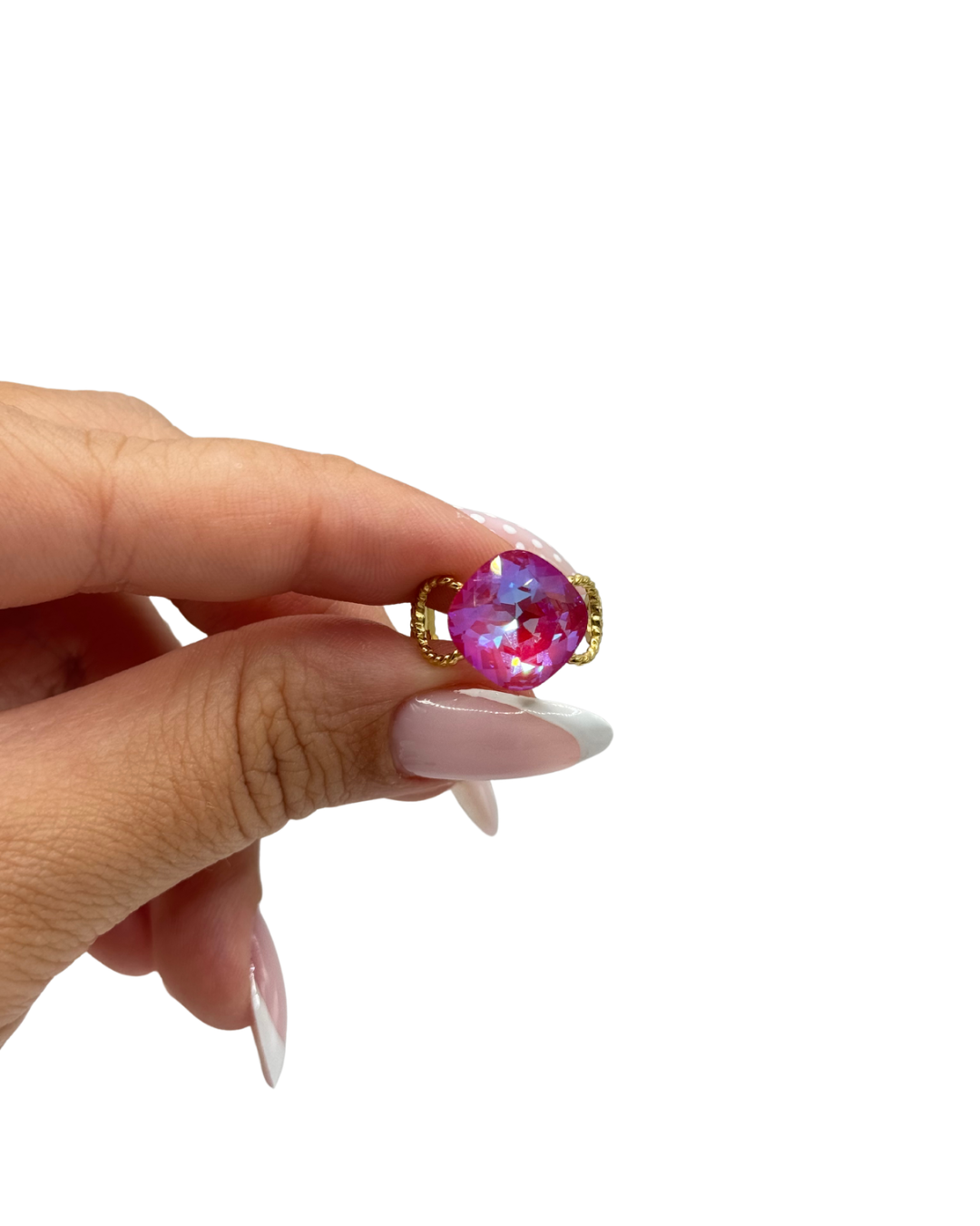 Bague Divina - Fuchsia - ornée de cristaux de Swarovski®