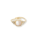 Bague Malia - nacre blanche