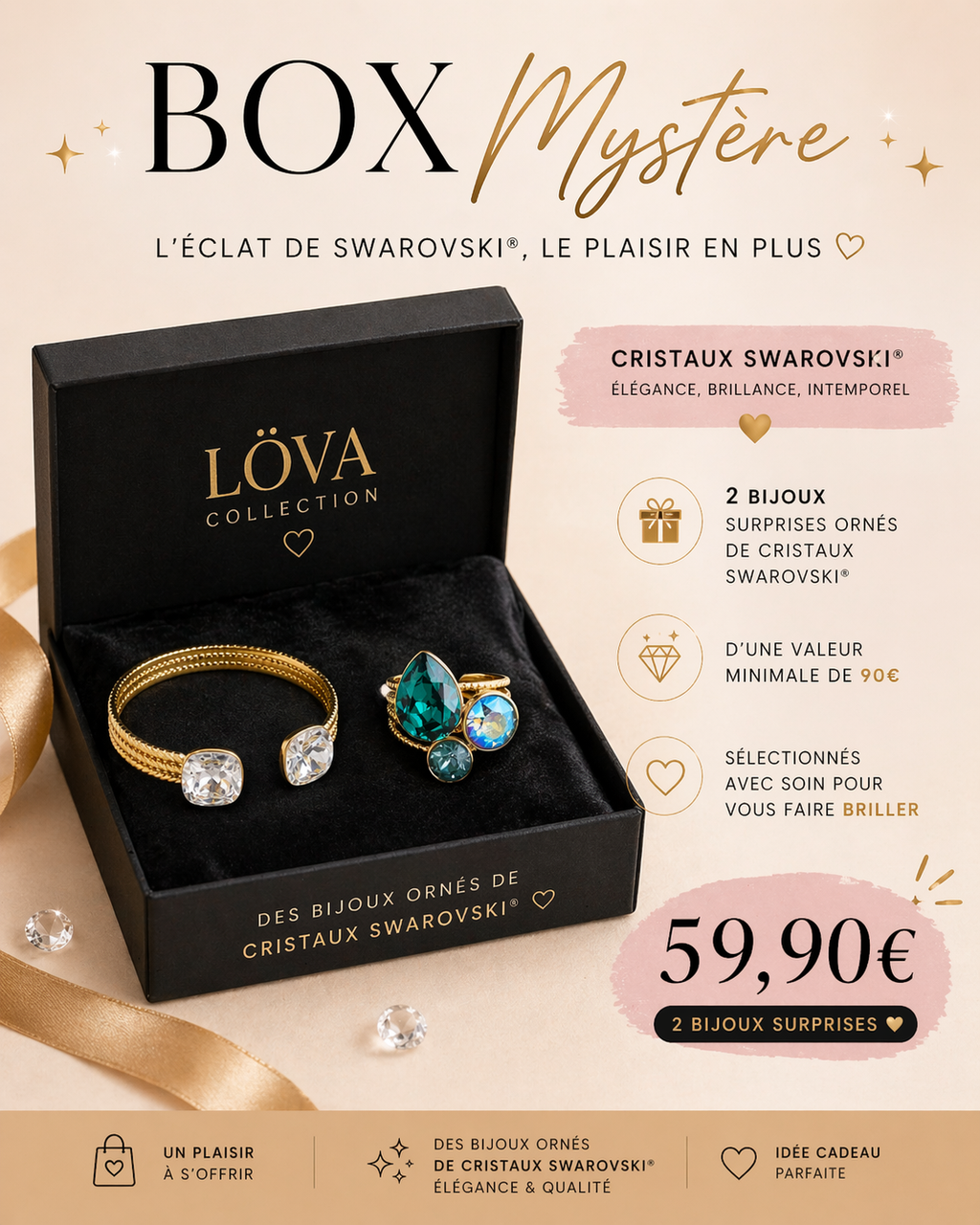 Box Mystère - cristaux de Swarovski®