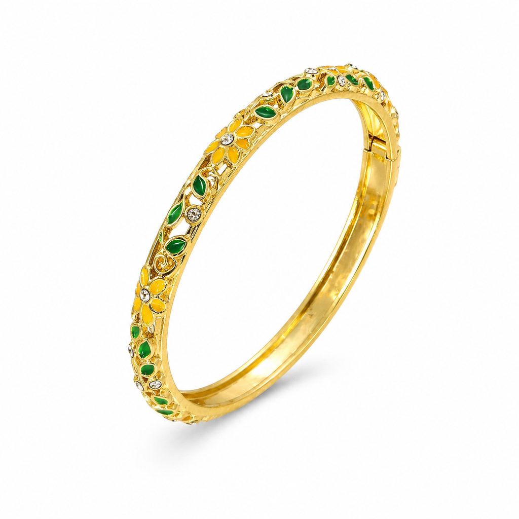 Jonc Kamala - jaune et vert