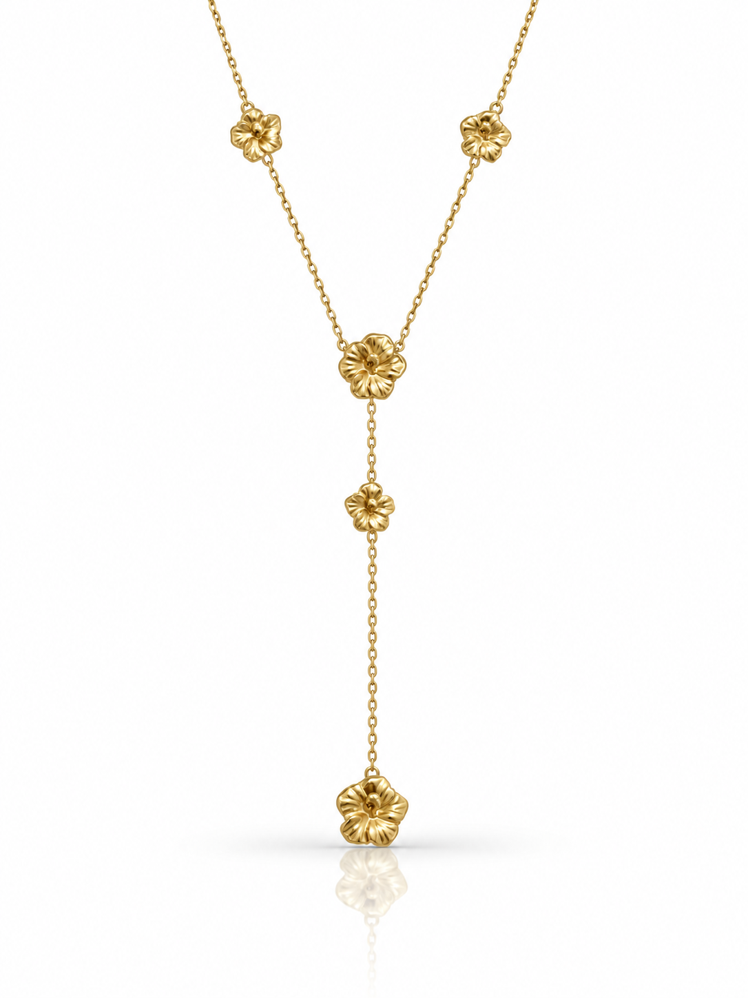 Collier Y long Hibisca