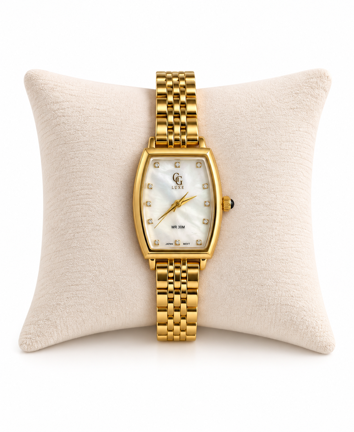 Montre Élégance - Dorée et nacrée