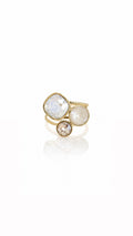 Bague Trilogy - Moon - ornée de cristaux de Swarovski®