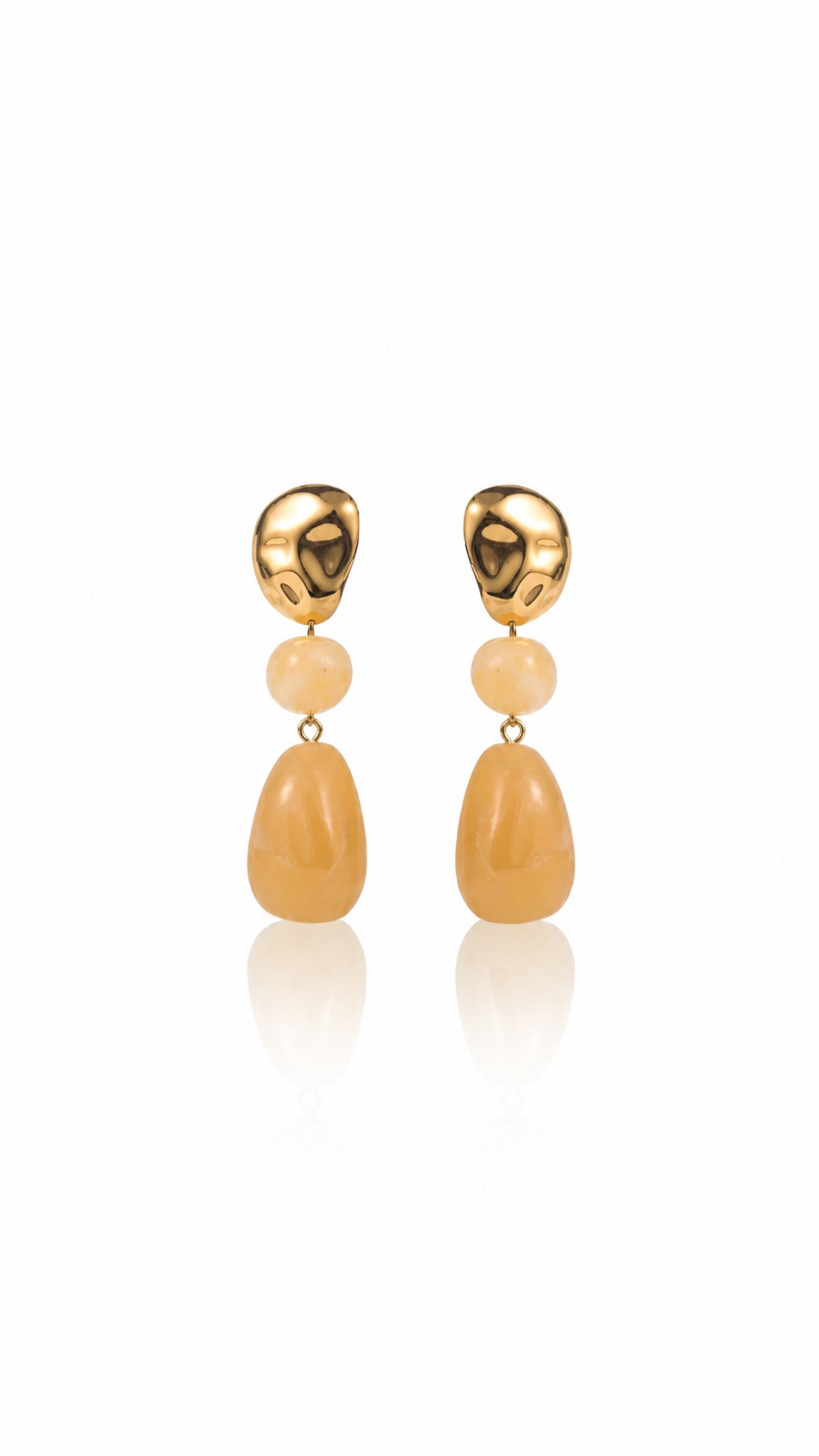 Boucles d'oreilles Jade - plusieurs coloris