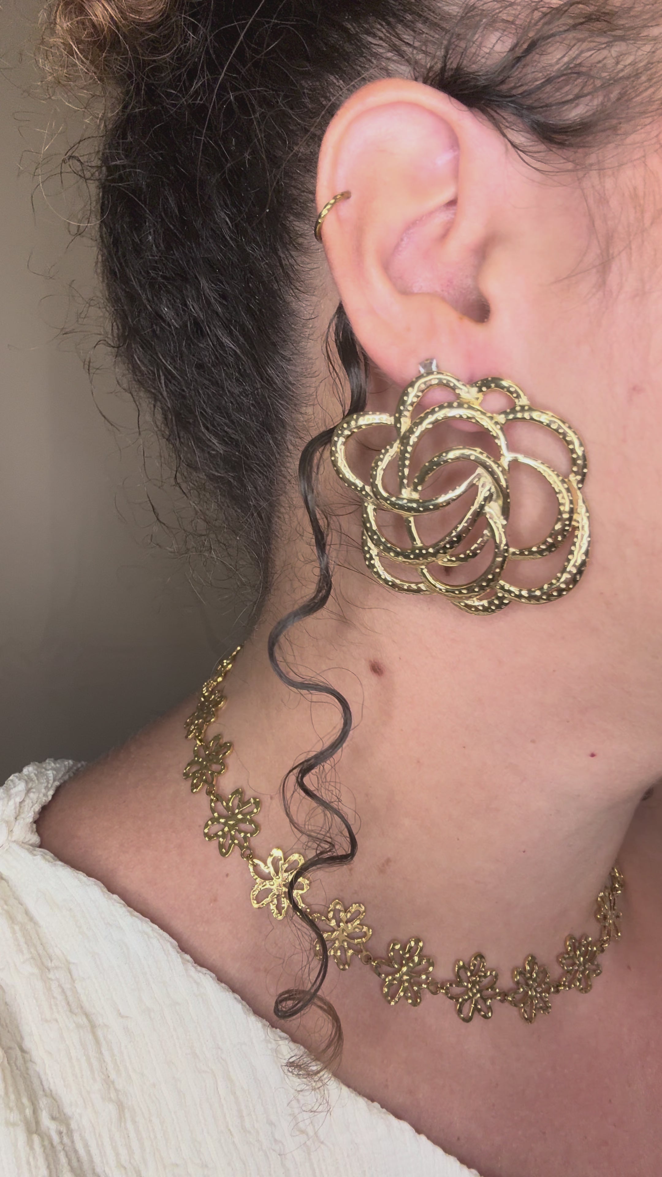 Boucles d’oreilles Rosaé